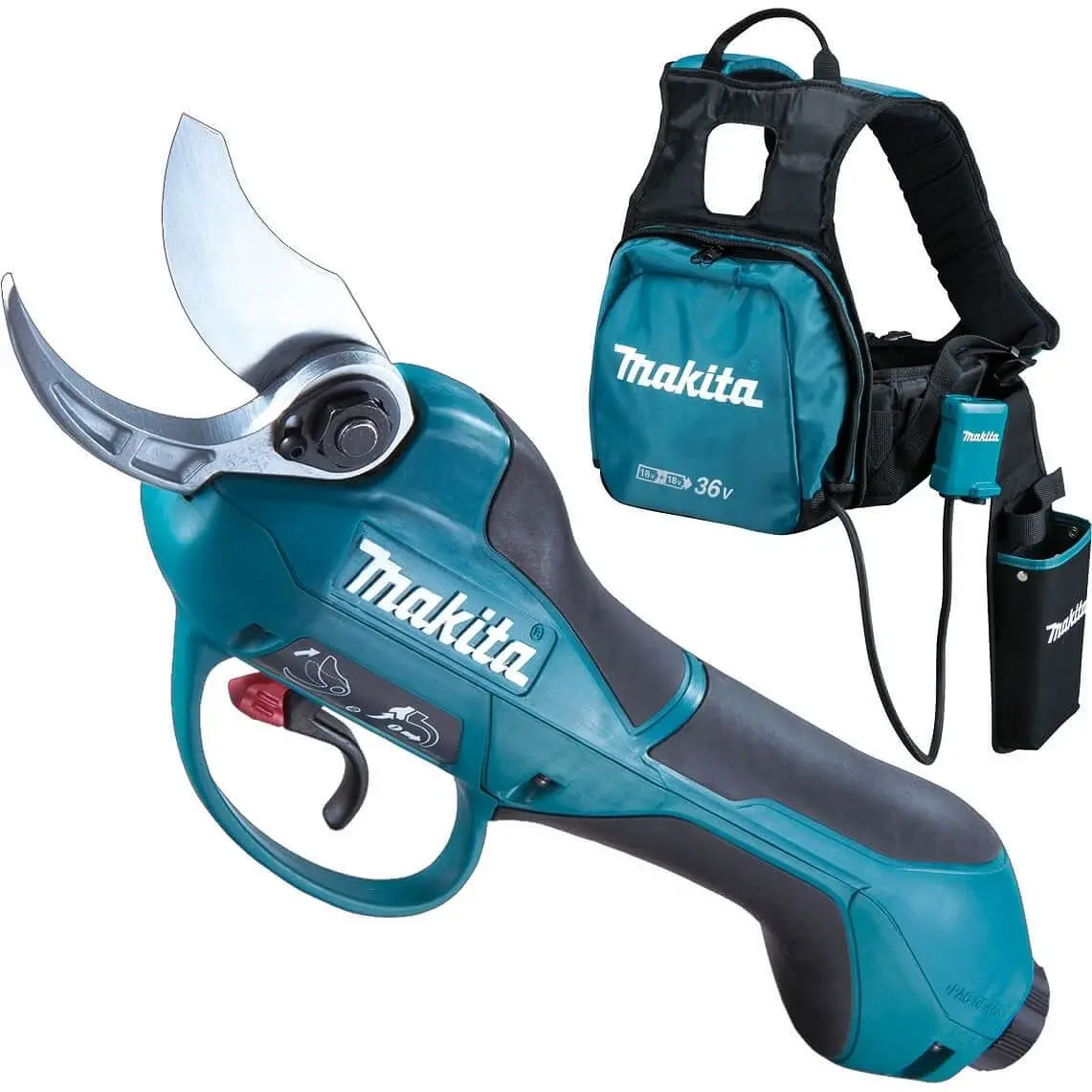 Makita Dup362z 18Vx2 (36V) Lxt Twin Pruning Shears Body Only 1
