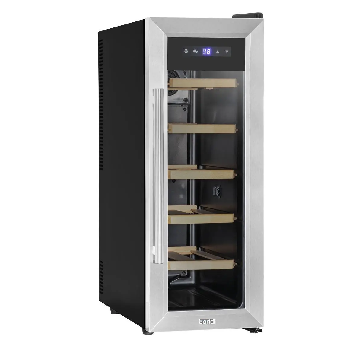 Sealey Dh74 Baridi 12 Bottle Fridge & Cooler 38L Stainless Steel 230V/55W 1