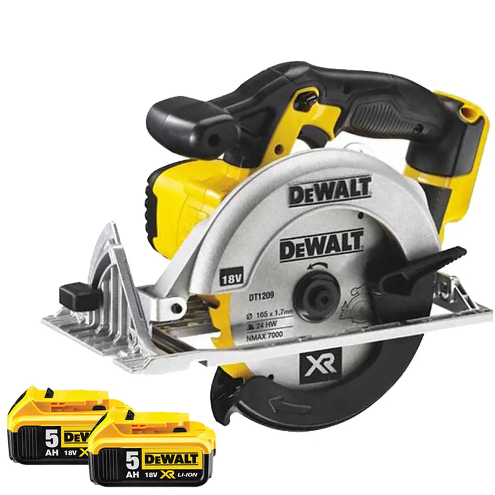 Dewalt Dcs391n 18V 165Mm Circular Saw With 2 X 5.0Ah Batteries 1