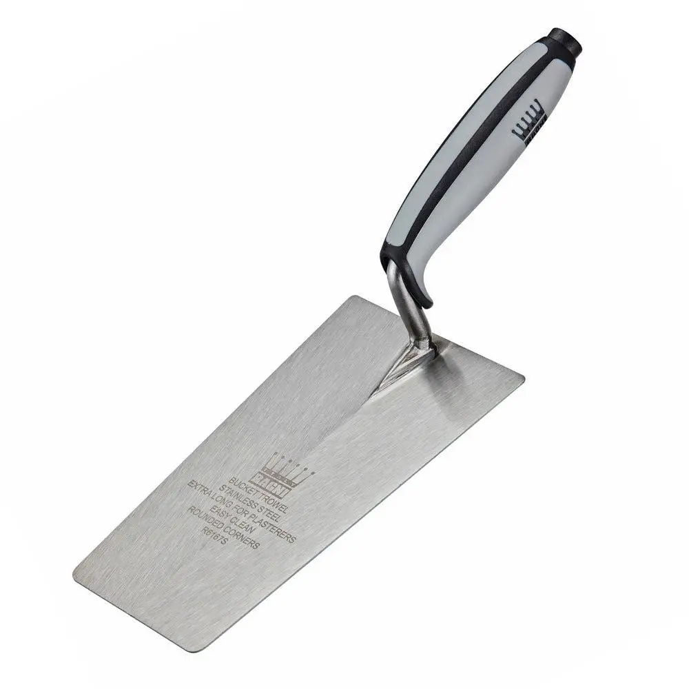 Ragni R6167s 7" Stainless Steel Plasterer's Bucket Trowel 1