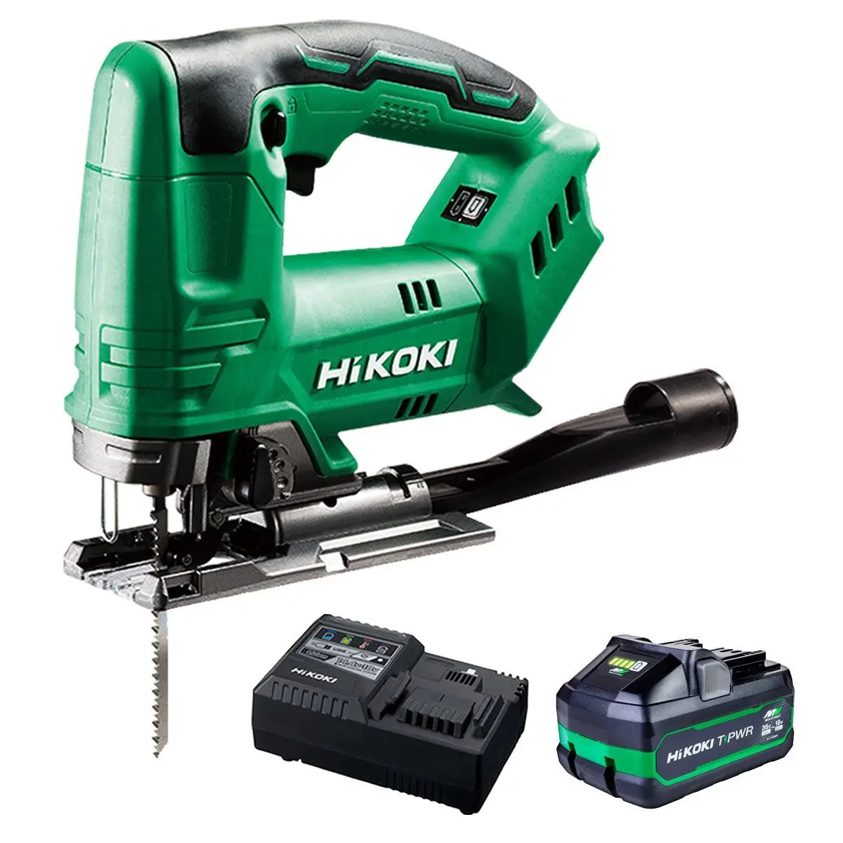 Hikoki Cj18daw2z 18V Cordless Top Handle Jigsaw With 1 X 4.0Ah/8.0Ah Battery & Charger 1