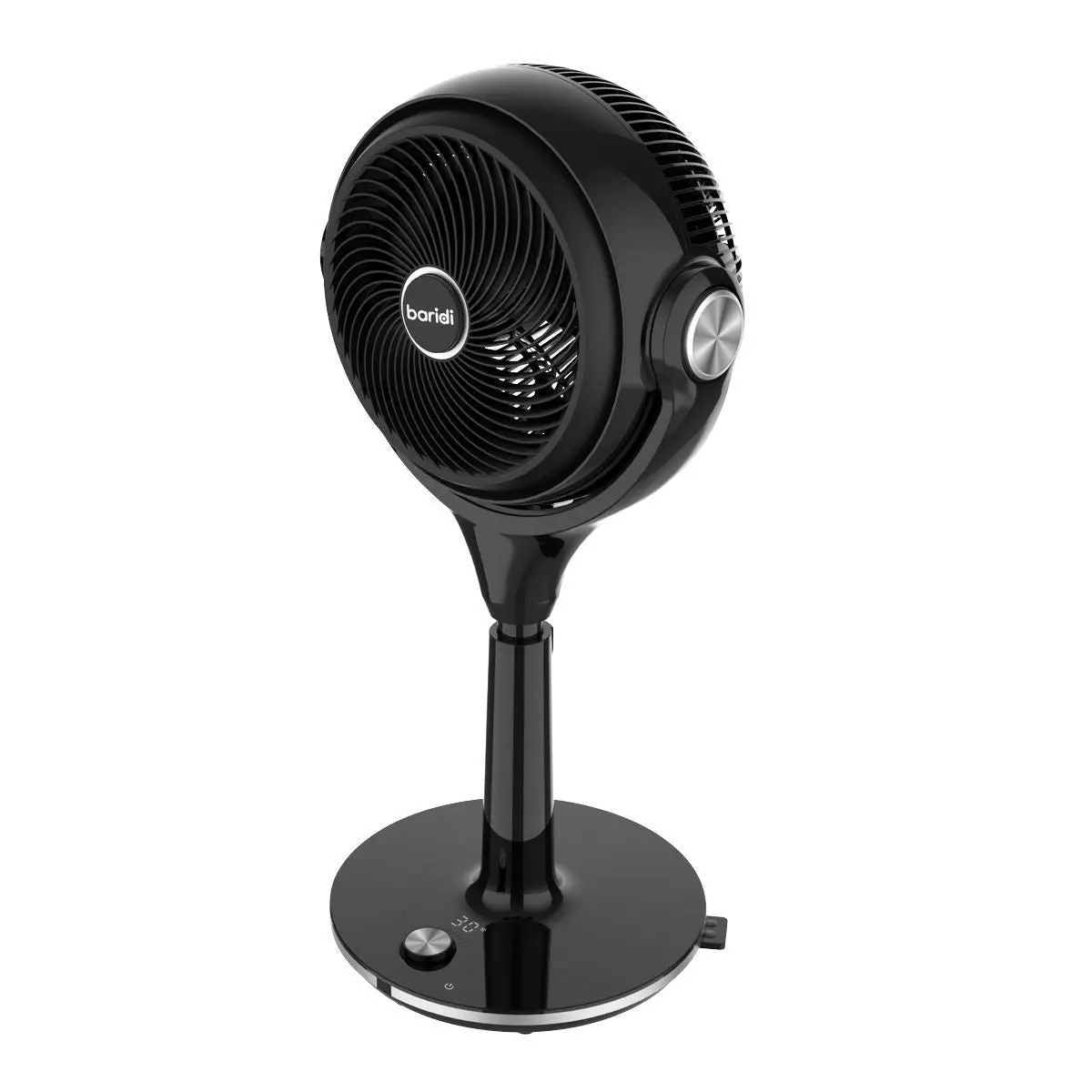 Sealey Dh143 Baridi Pedestal Fan With Remote Control 10" Black 230V 2