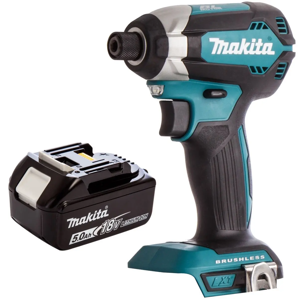 Makita Dtd153z 18V Brushless Impact Driver With 1 X 5.0Ah Battery 1