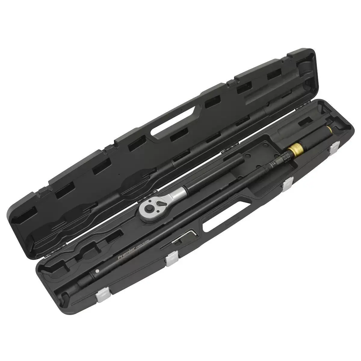 Sealey Stw907b Premier Black Torque Wrench Micrometer 3/4"Sq Drive Calibrated 160-800Nm 1