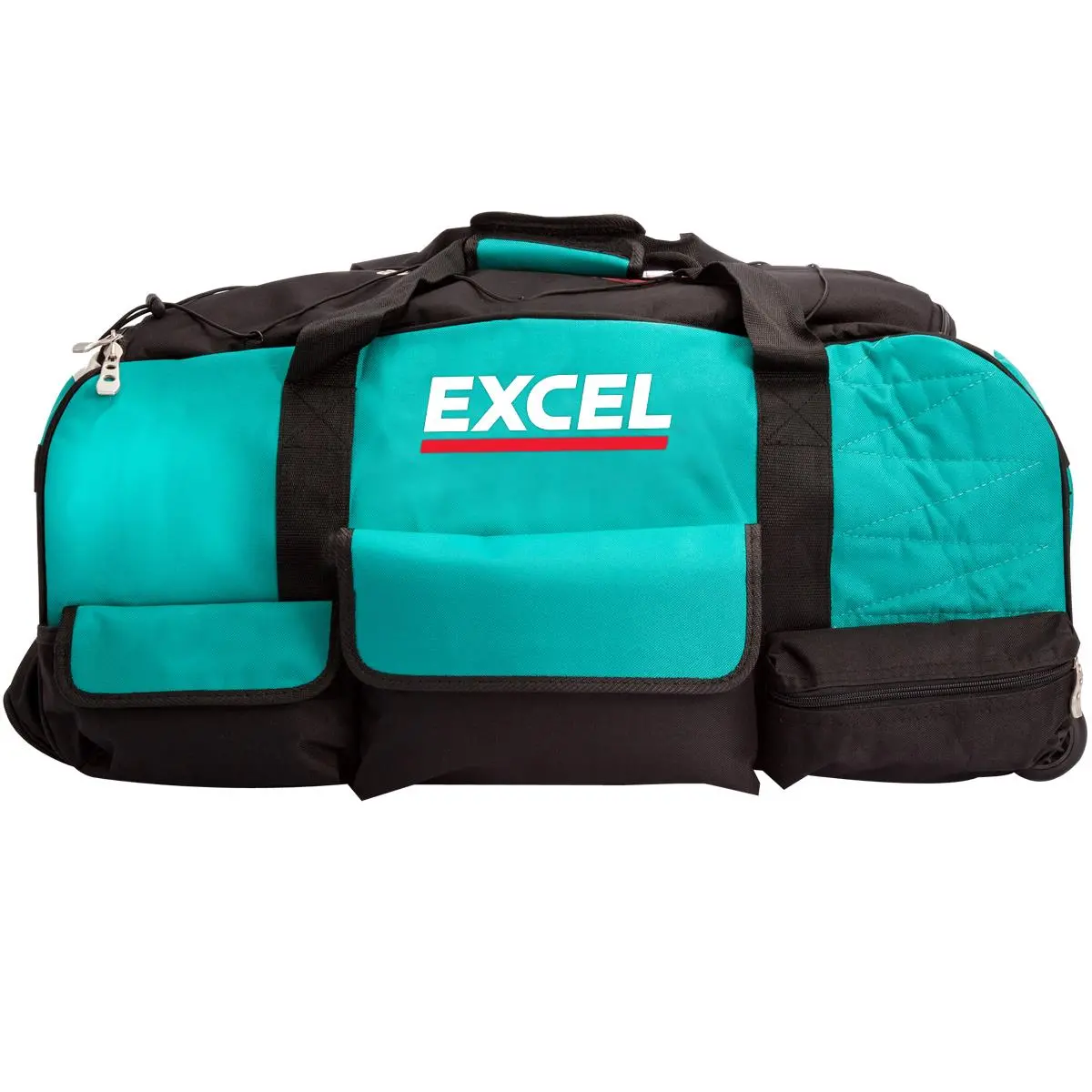 Excel 26" Padded Tool Bag Heavy Duty With Wheels Blue Item Condition Box Opened Never Used 1