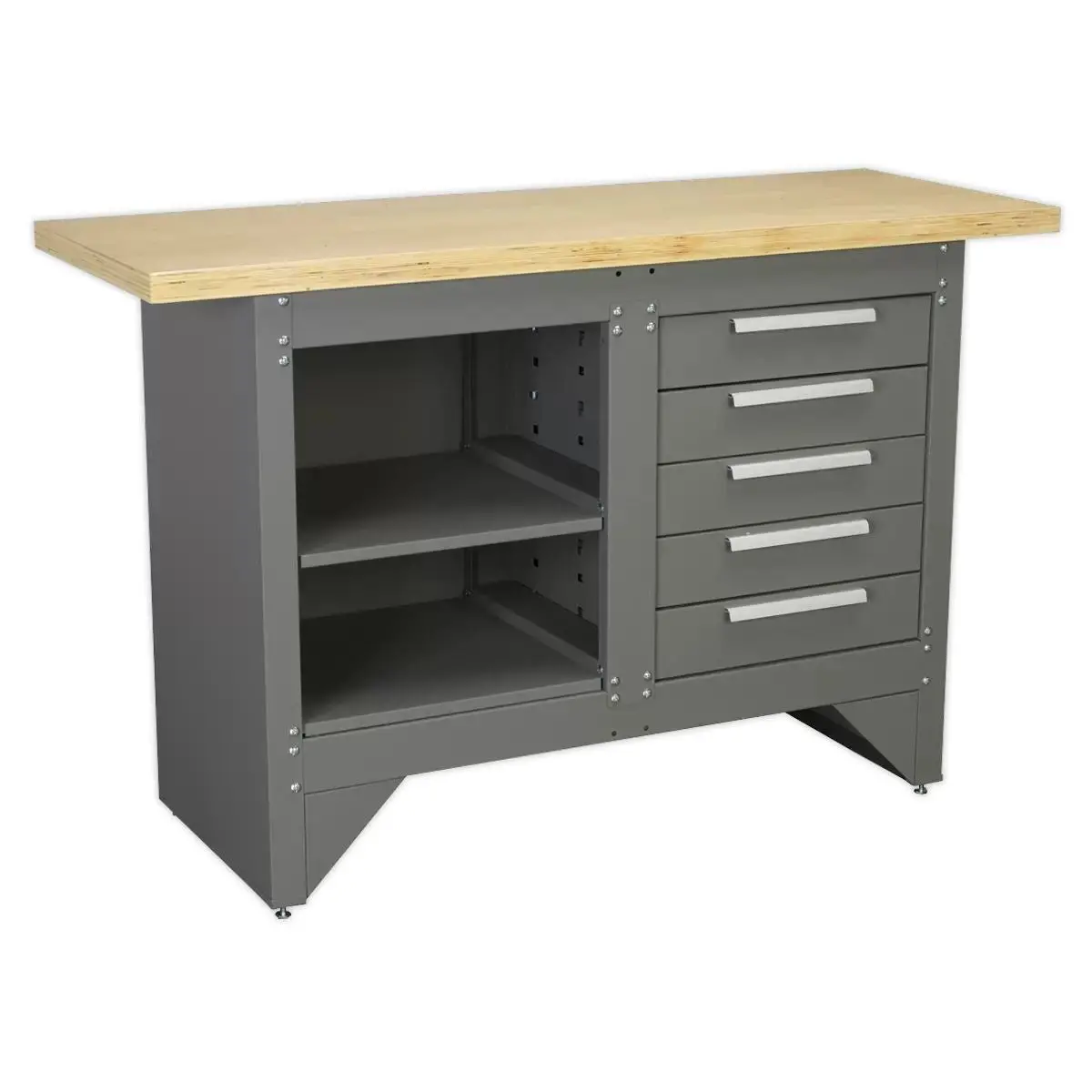 Sealey Ap2030bb Workbench With 5 Drawers Heavy-Duty 1