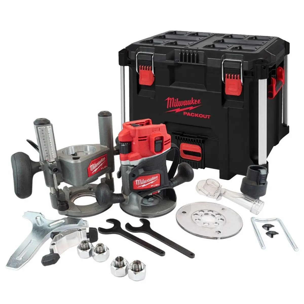 Milwaukee M18fr12kit 18V Fuel Brushless 1/2" Router Cutter With 1 X 5.5Ah Battery Charger Case & 35 Piece Cutter Set 2