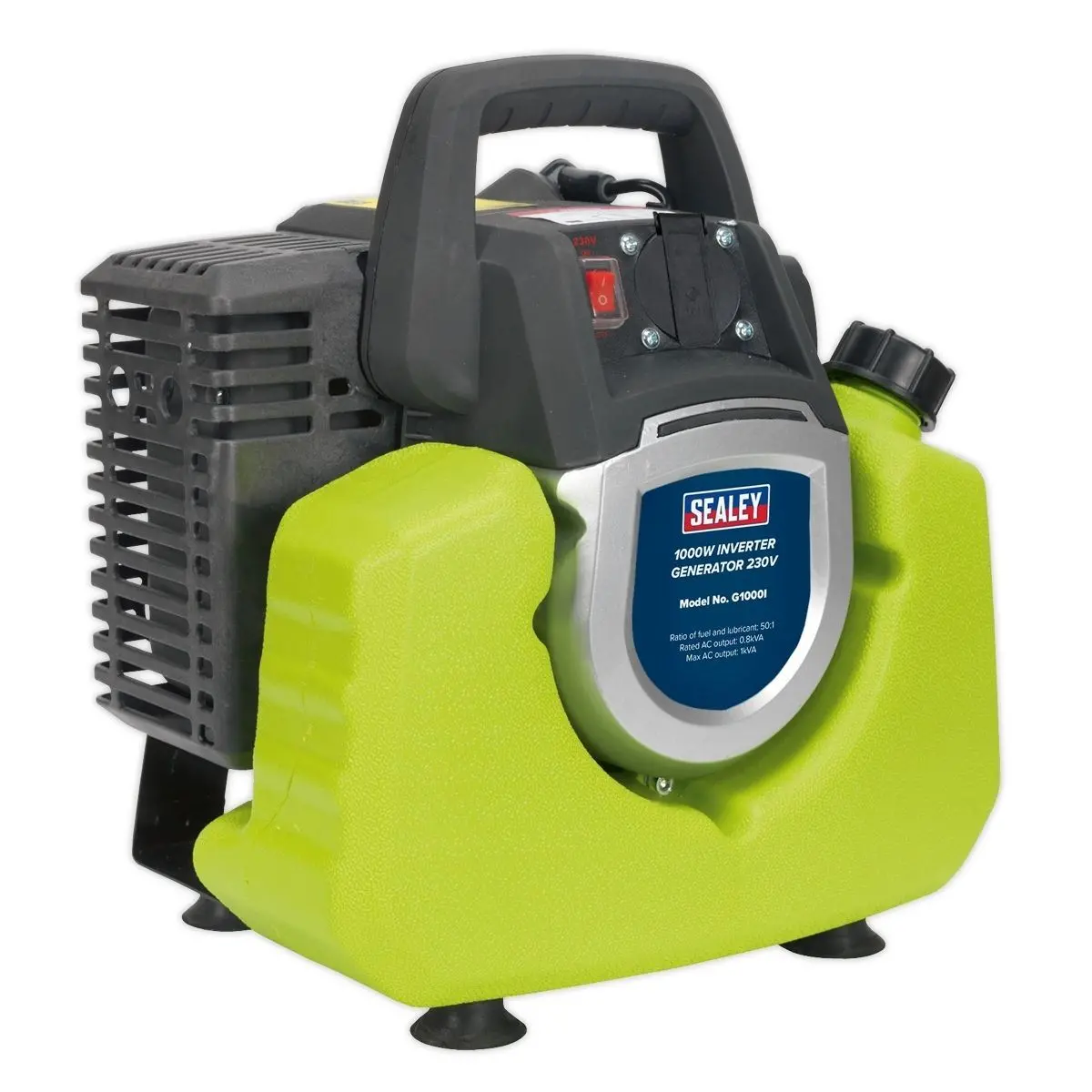 Sealey G1000i Generator Inverter 2-Stroke Engine 1000W/230V 1