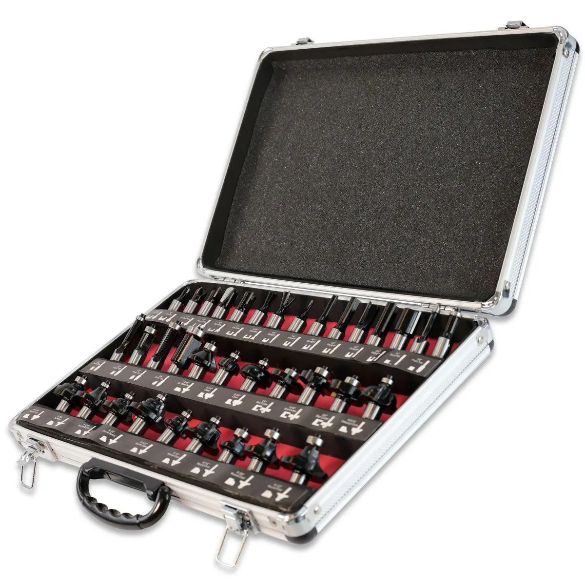 Excel 1/2In Shank Router Cutter Bit 35 Piece Set 1