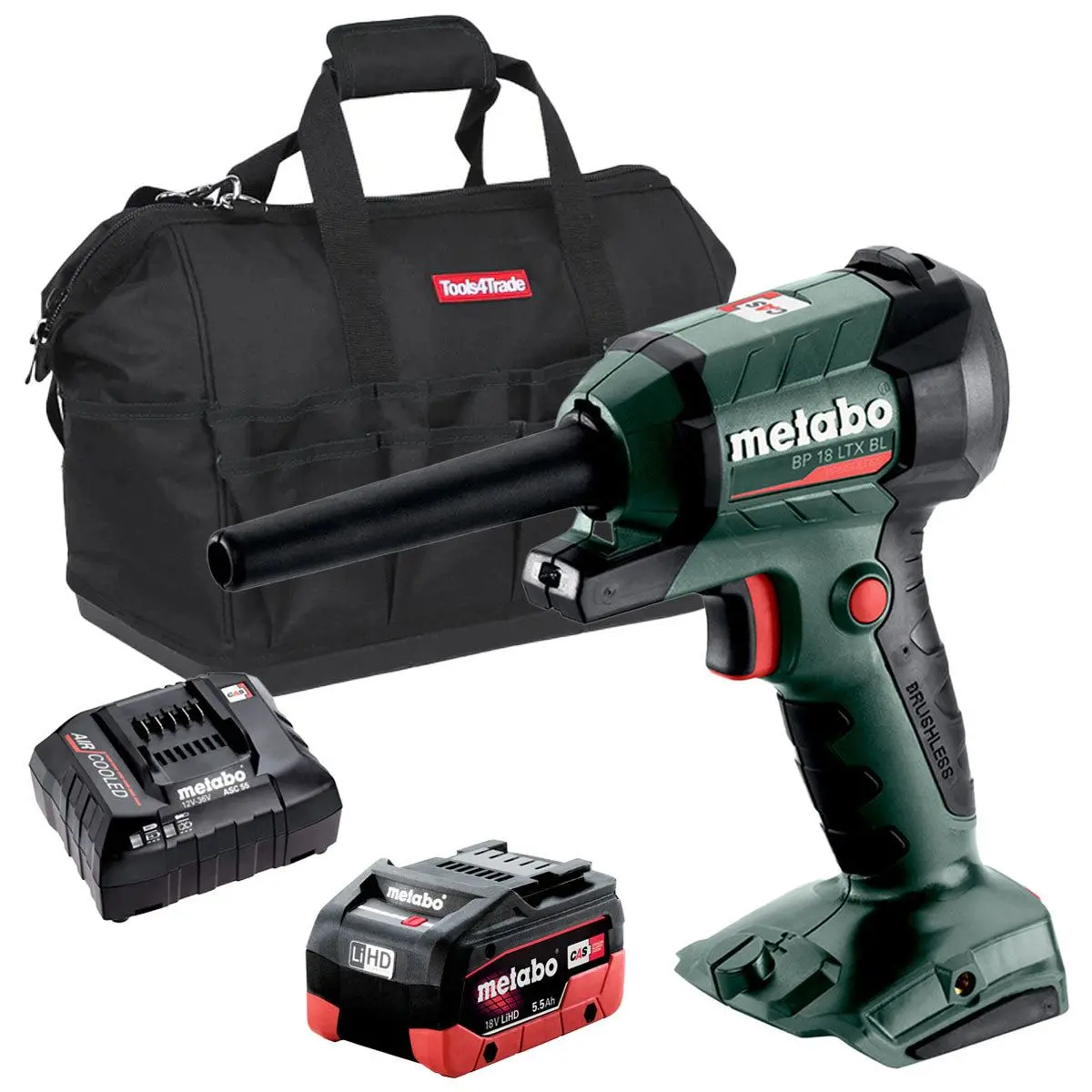 Metabo Bp 18 Ltx Bl 18V Brushless Blower With 1 X 5.5Ah Battery Charger & Bag 1