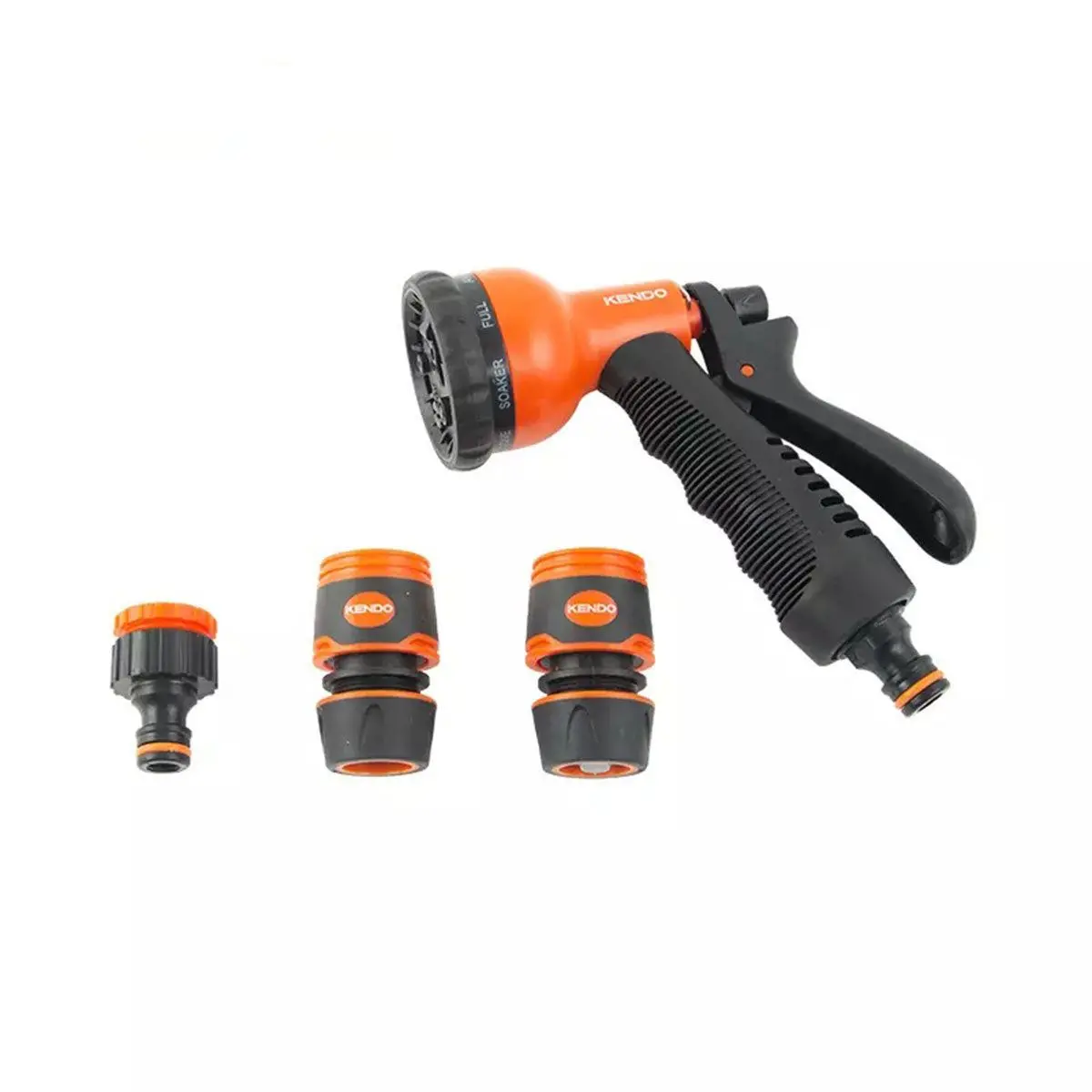 Kendo 8-Pattern Plastic Spray Gun Set 4 Piece 1