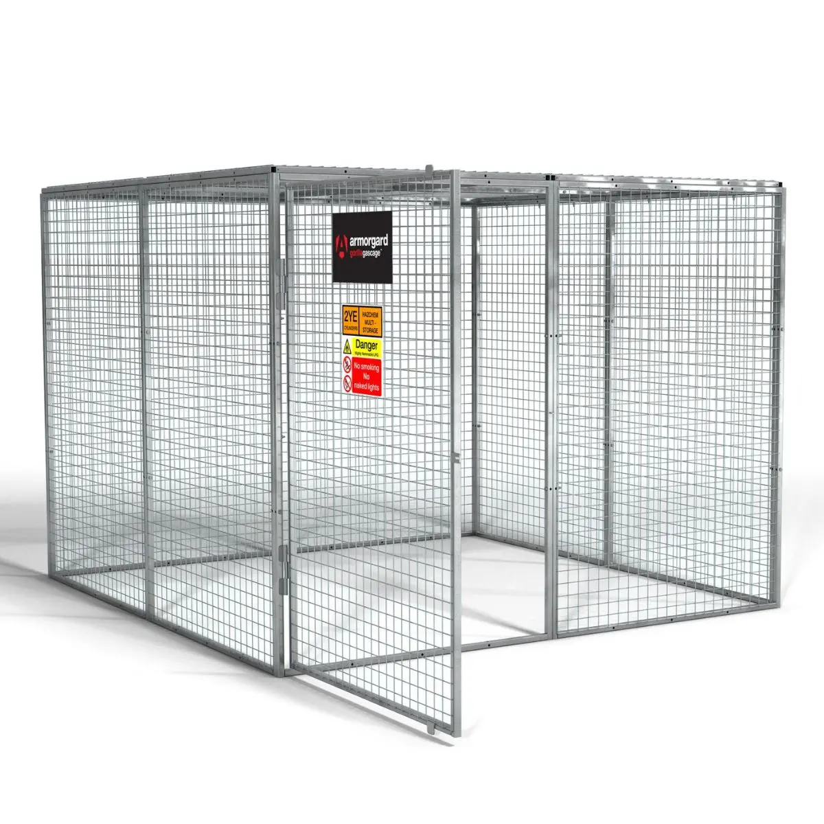 Armorgard Ggc12 Gorilla Gas Cage 2412Mm X 2466Mm X 1831Mm Secure Storage Solution For Gas Cylinders 1