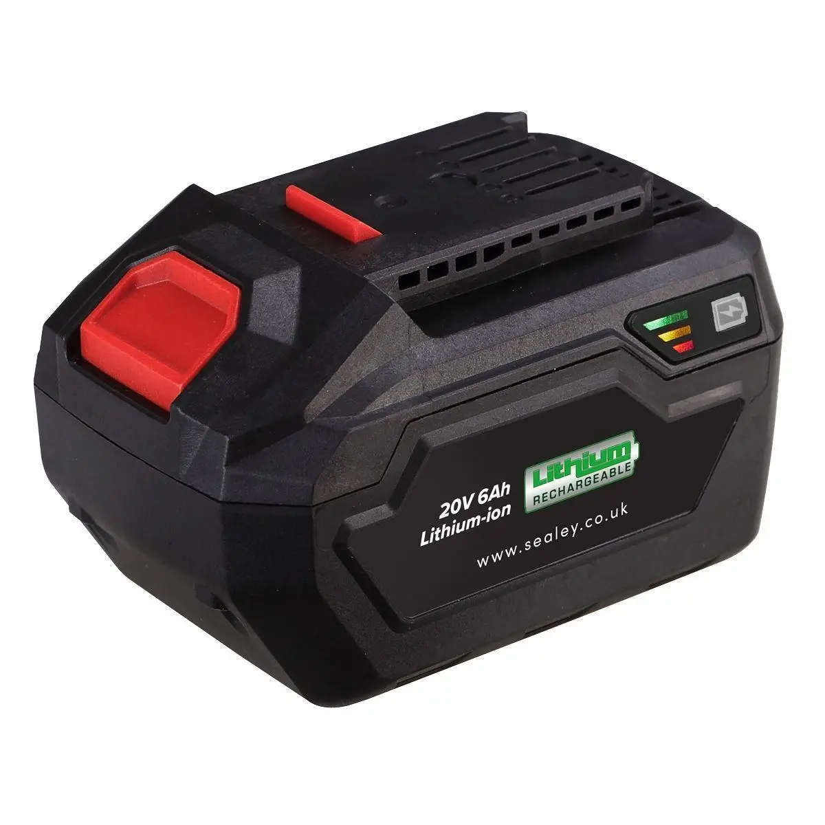 Sealey Cp20vbp6 20V Power Tool Battery 6Ah Sv20 Series Lithium-Ion 1