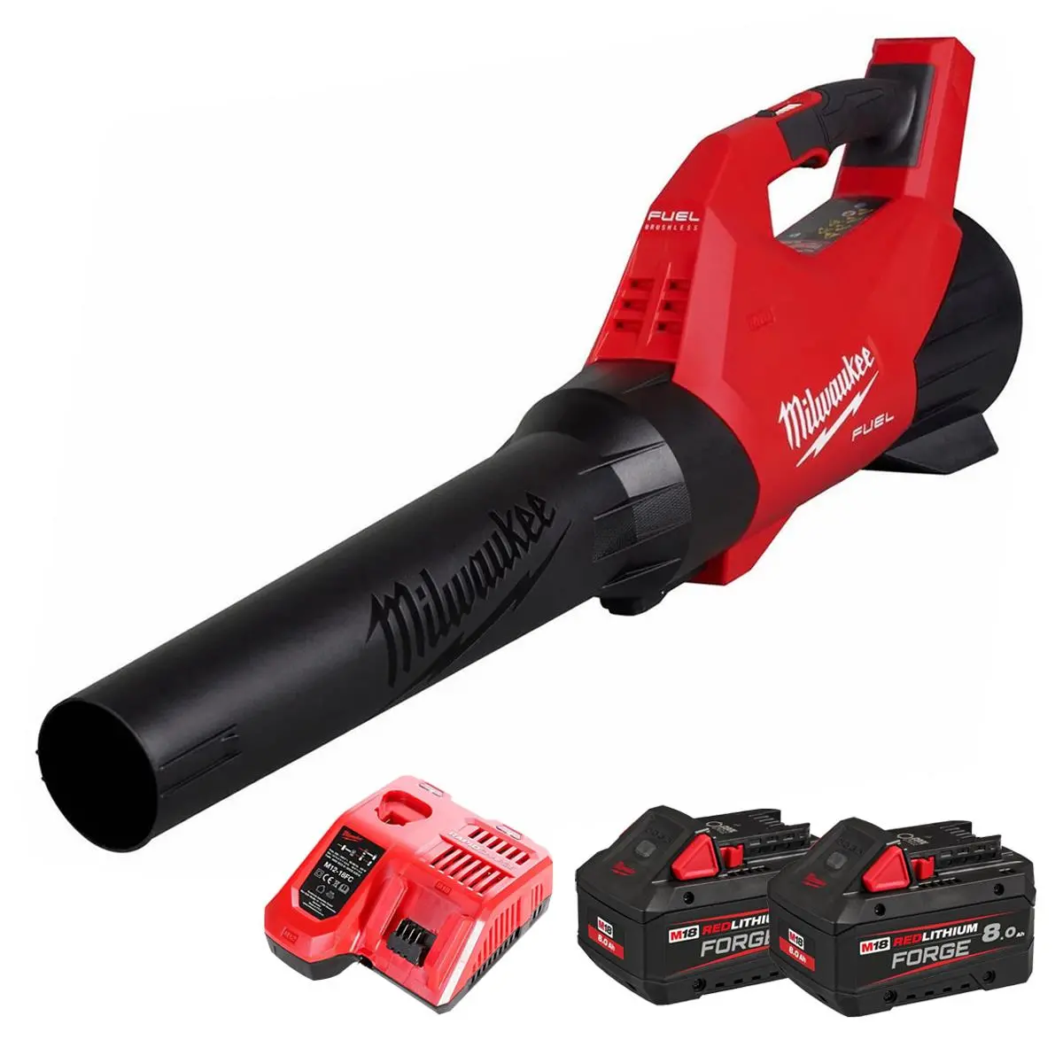 Milwaukee M18fblg3-802 18V Fuel Brushless Blower With 2 X 8.0Ah Battery & Charger 4933499234 1