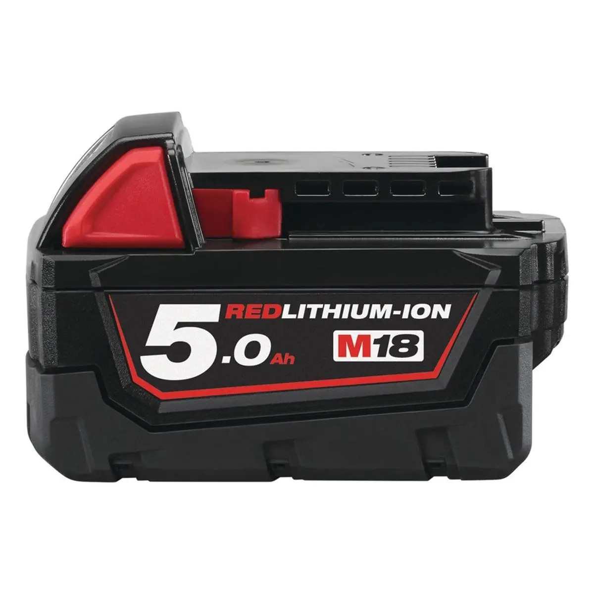 Milwaukee M18b5 18V Red Lithium-Ion 5.0Ah Battery 4932430483 2