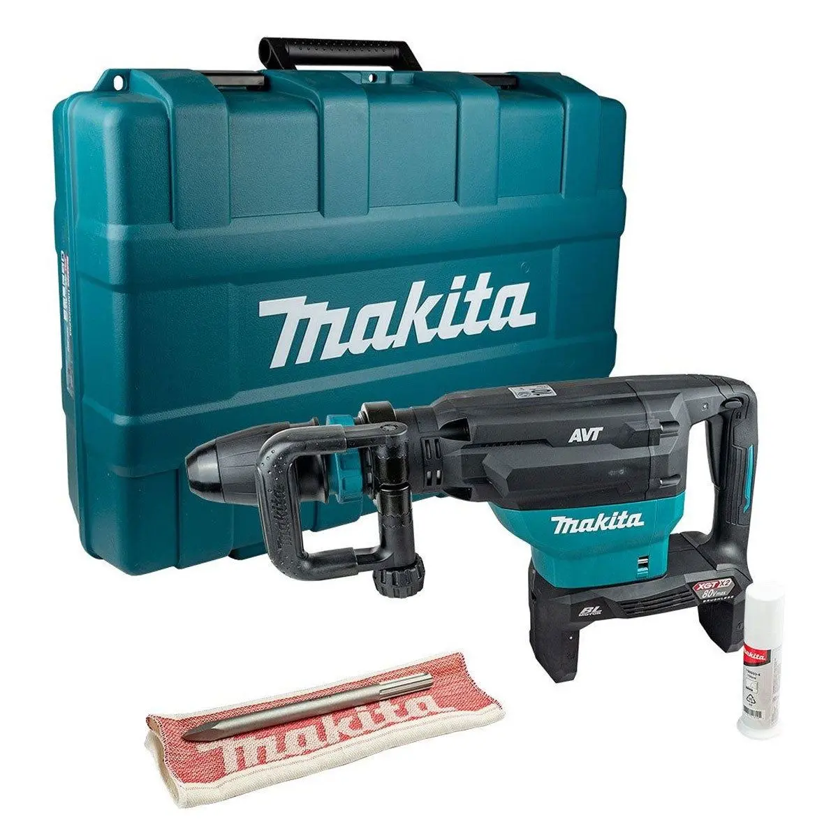 Makita Hm002gz03 80V/40V Xgt Brushless Demolition Hammer Drill With Case 1