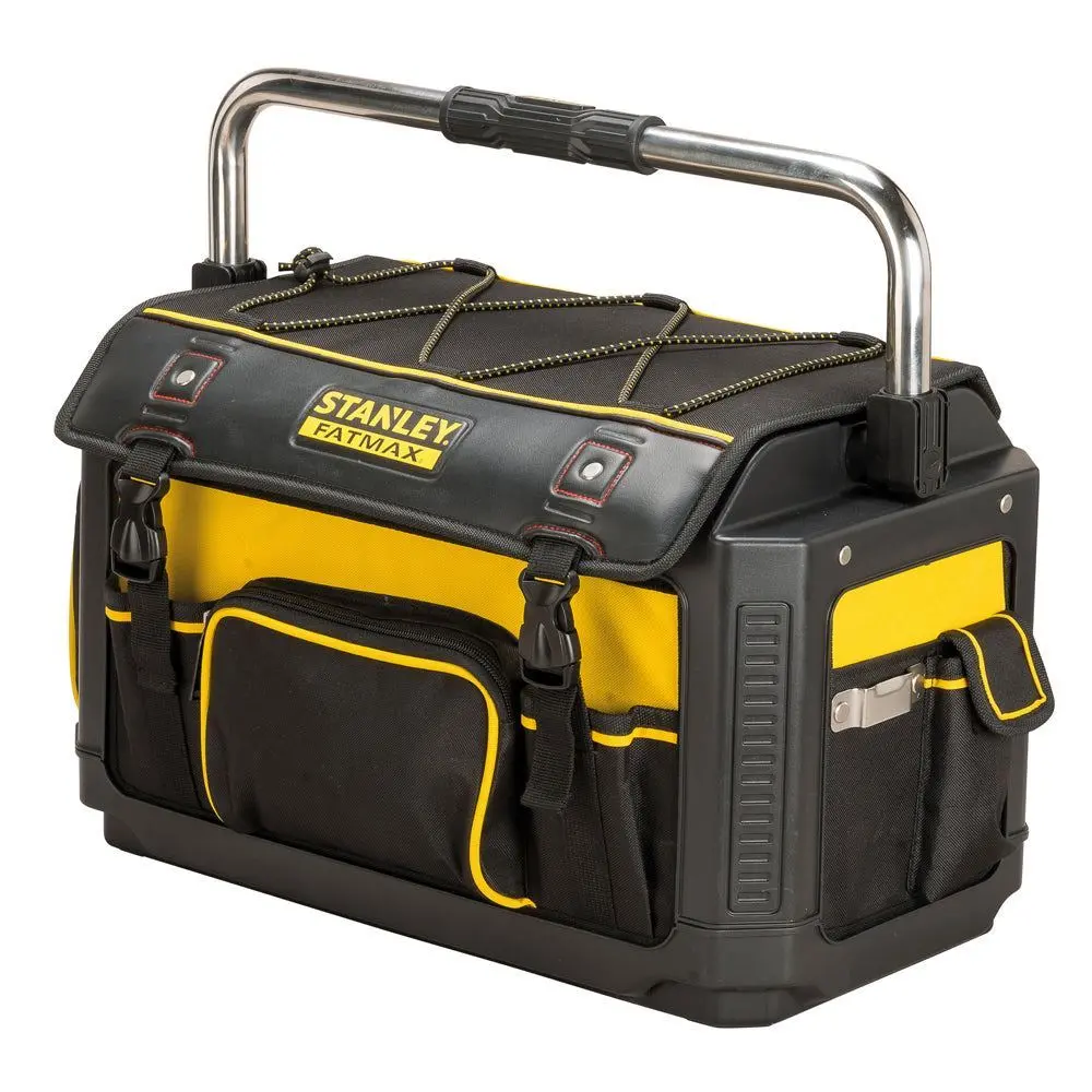 Stanley 1-79-213 Fatmax Plastic Fabric Open Tote Bag With Cover 50Cm/20" Sta179213 1