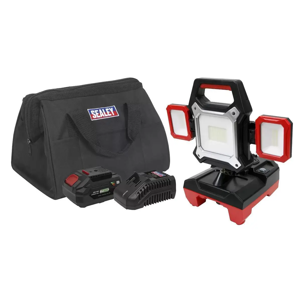 Sealey Cp20vwlkit1 Cordless/Corded 2-In-1 Work Light Kit With Battery & Charger 1