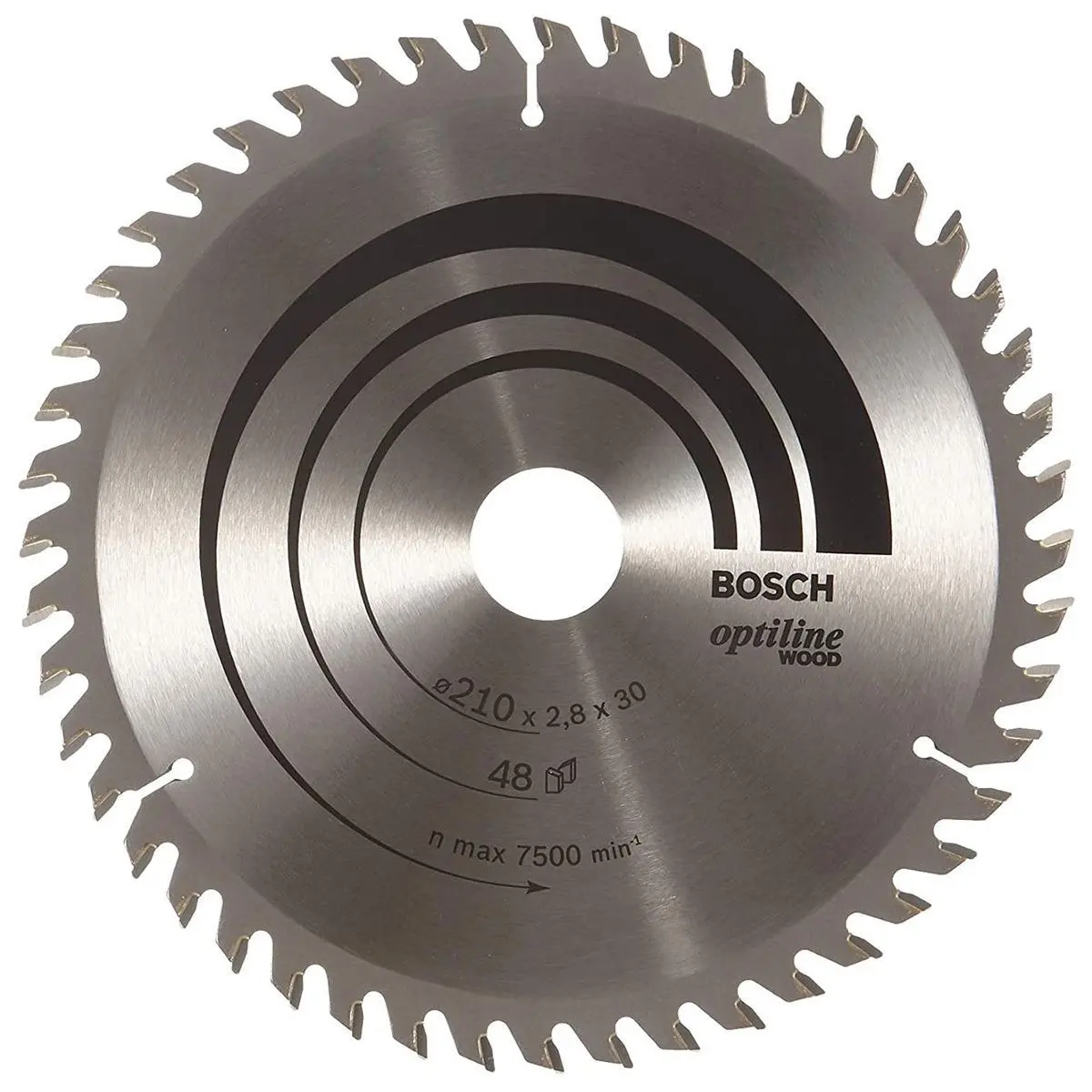 Bosch 210Mm 48T Wood Circular Saw Blade Optiline - 2608640623 1
