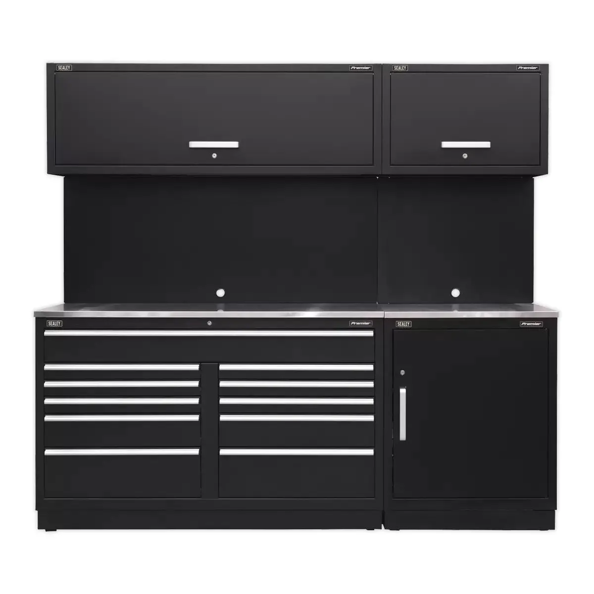 Sealey Apmscombo4ss Premier 2.3M Storage System Stainless Worktop 1