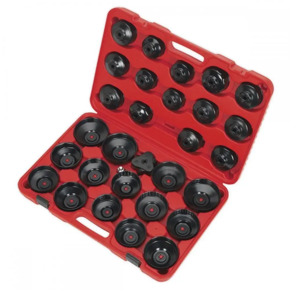 Sealey Vs7006 Oil Filter Cap Wrench Set 30 Piece 2