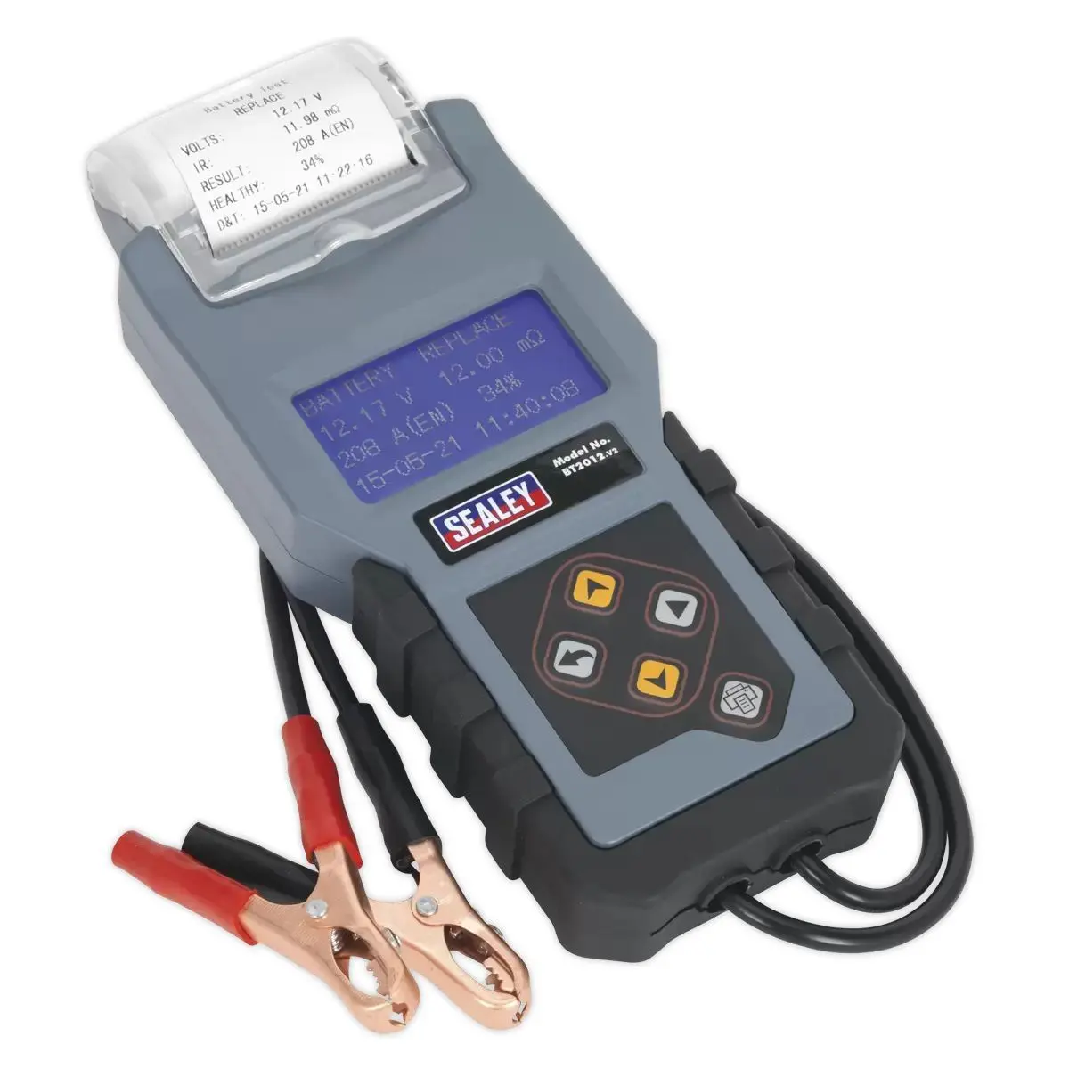 Sealey Bt2012 12V Digital Battery & Alternator Tester With Printer 2