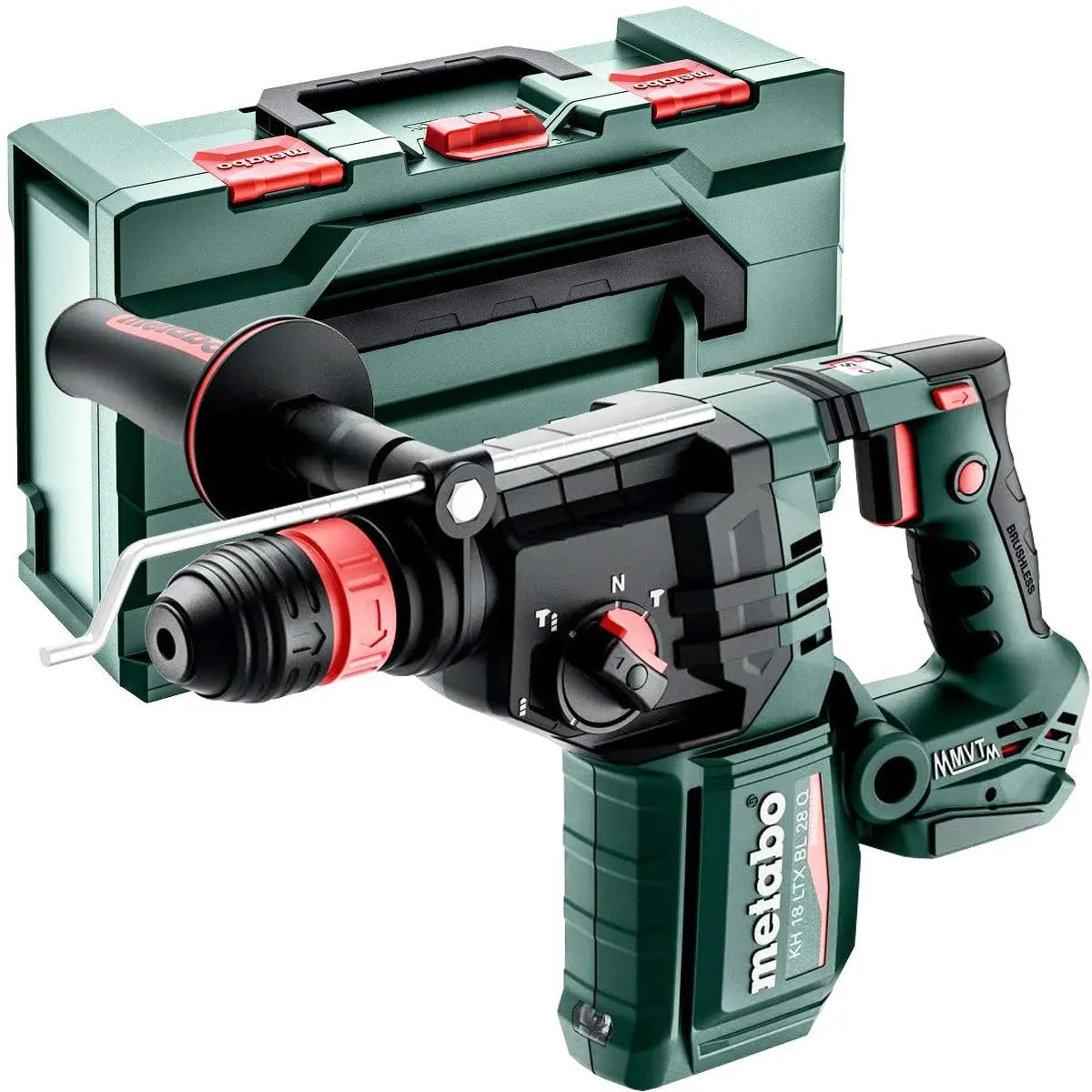 Metabo Kh 18 Ltx Bl 28 Q 18V Brushless Sds+ Combination Hammer Drill Body Only In Metabox 601715840 1