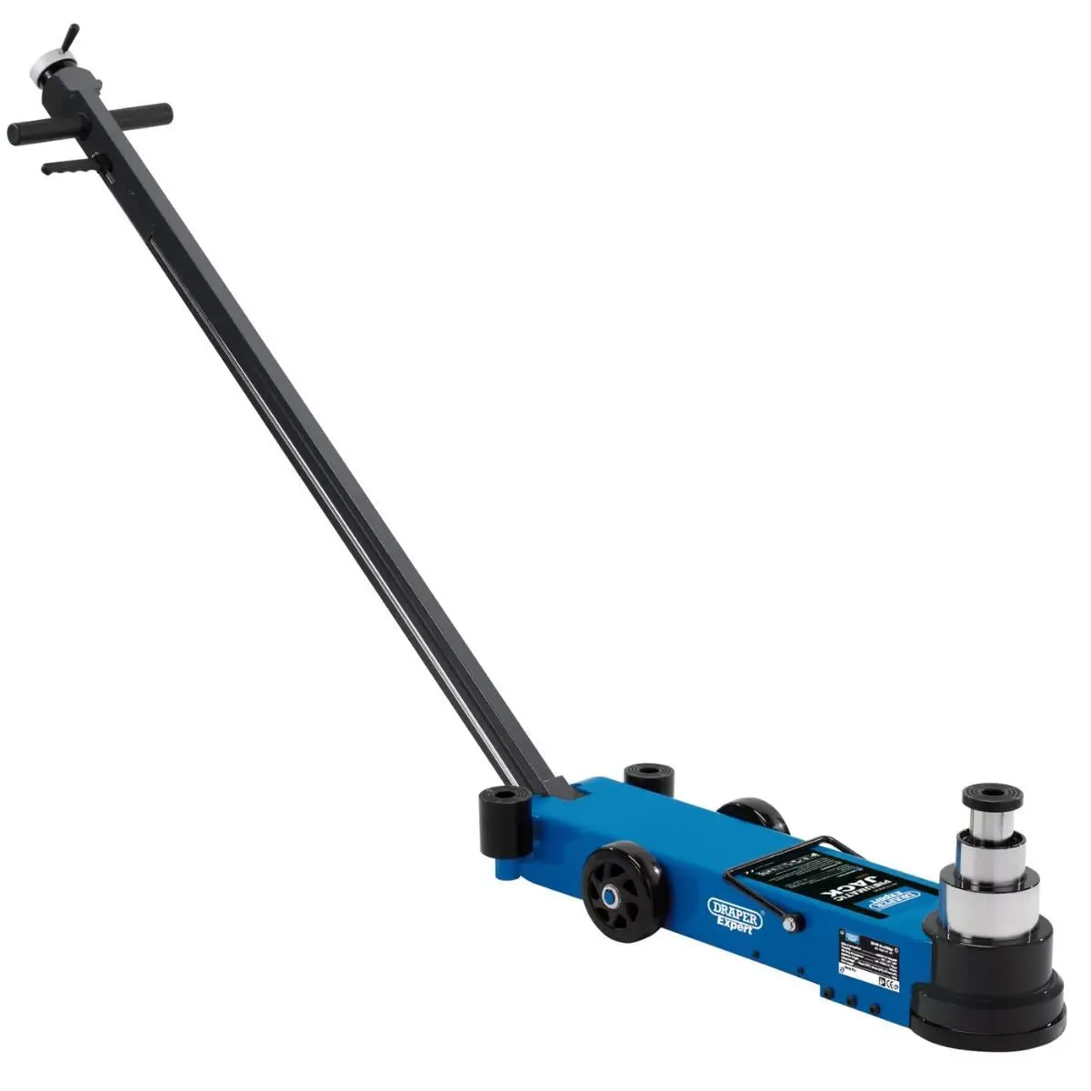 Draper Pj40lc Pneumatic Long Chassis Low Profile Jack, 40 Tonne 02080 1
