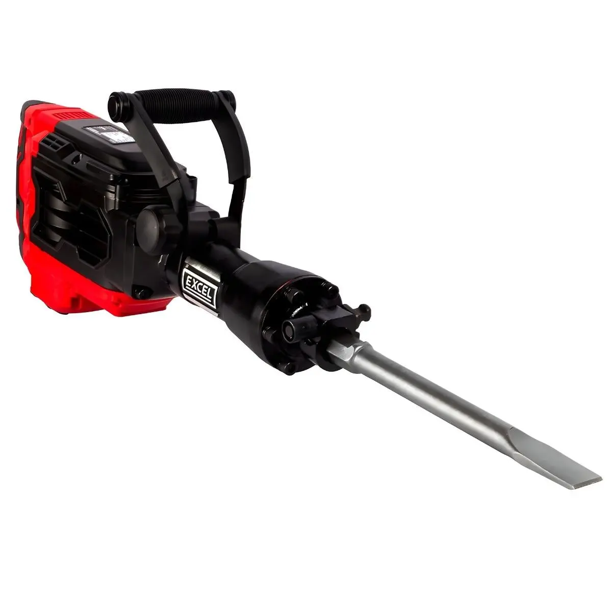 Excel 1700W 55J Hex Shank Demolition Hammer 230V With Case & Chisels 1