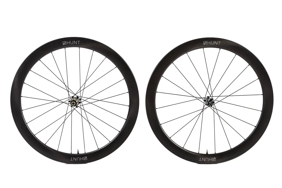 Hunt Aero 50 Disc Carbon Wheelset, Shimano Freehub 1