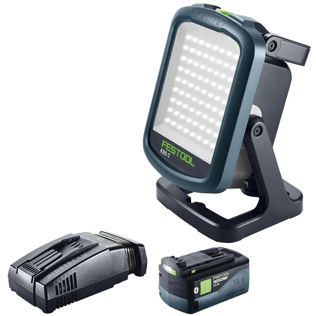 Festool Syslite Kbs C 18V Cordless Construction Work Light - 578126 With 1 X 5.0Ah Battery & Charger 1