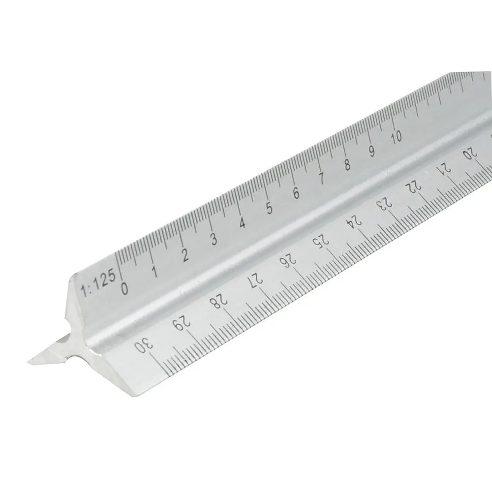 Faithfull Fairuletri 300Mm Triangle Aluminium Rule 1