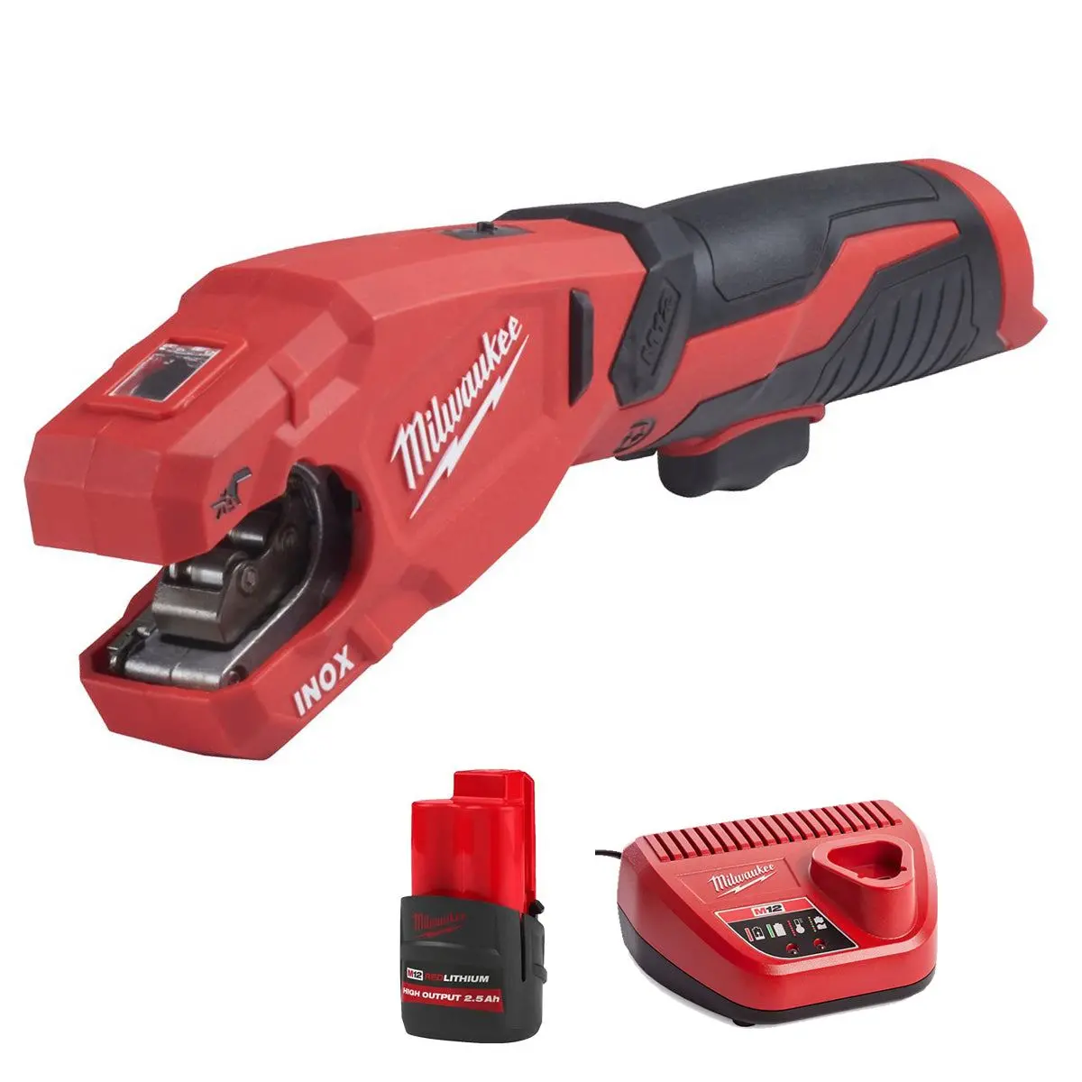 Milwaukee M12pcss-0 12V 12-28Mm Pipe Cutter With 1 X 2.5Ah Battery & Charger 1