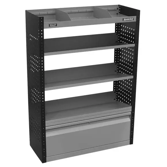 Sealey Apmsvcombo2 Modular Slanted Shelf Van Storage System 1