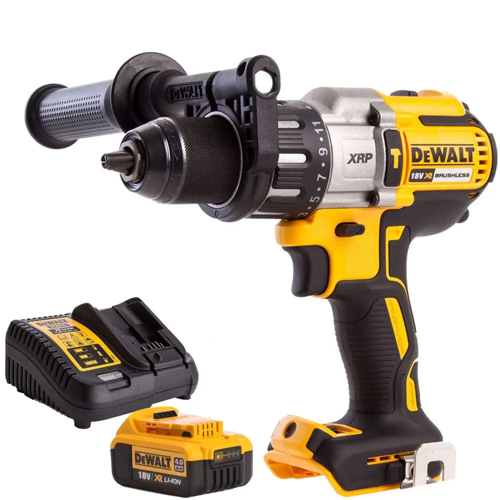 Dewalt Dcd996n 18V Brushless Combi Drill With 1 X 4.0Ah Battery & Charger 1