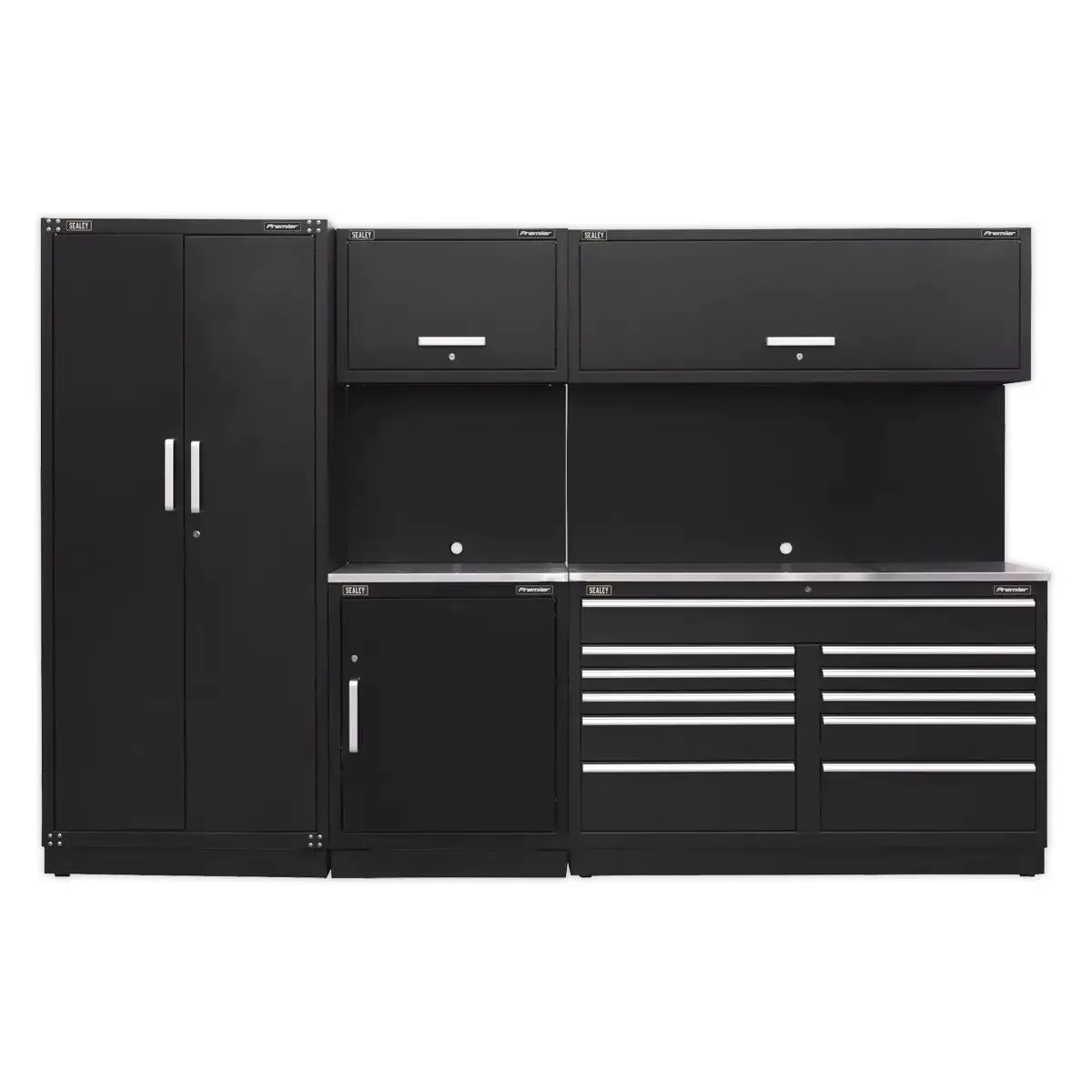 Sealey Apmscombo2ss Premier 3.3M Storage System Stainless Worktop 1