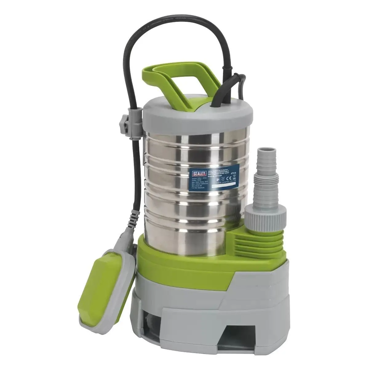 Sealey Wps225p Submersible Stainless Water Pump 225L/Min 230V 1