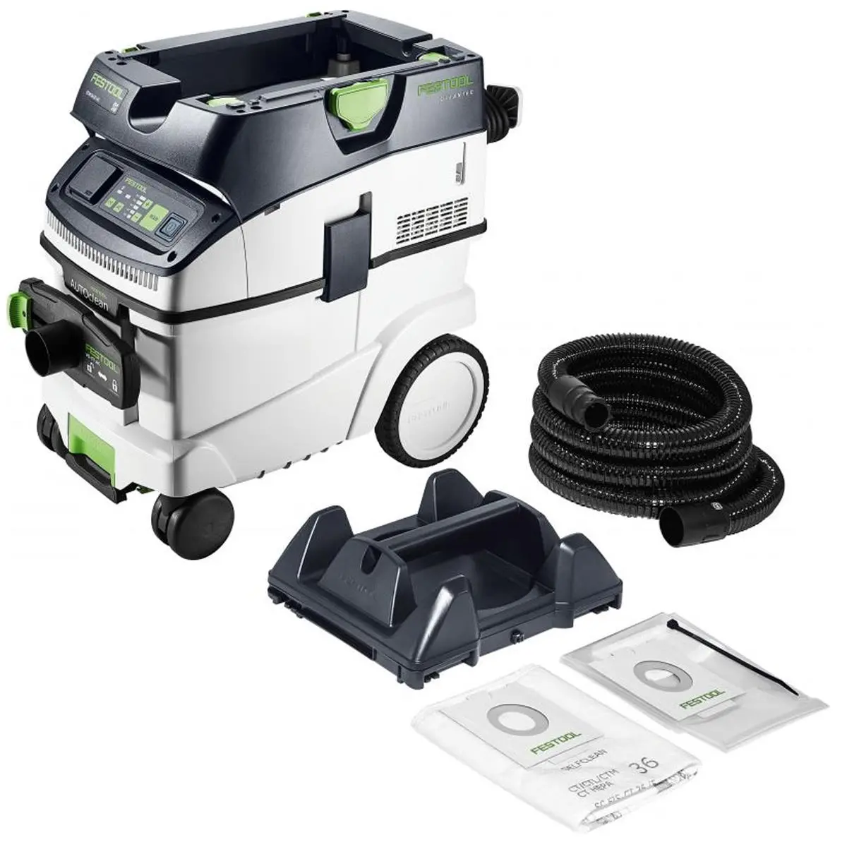 Festool Ctm 36 Ei Ac-Lhs 230V Gb Mobile Dust Extractor With Whr-Ct Lhs 2 Tool Holder - 578158 1