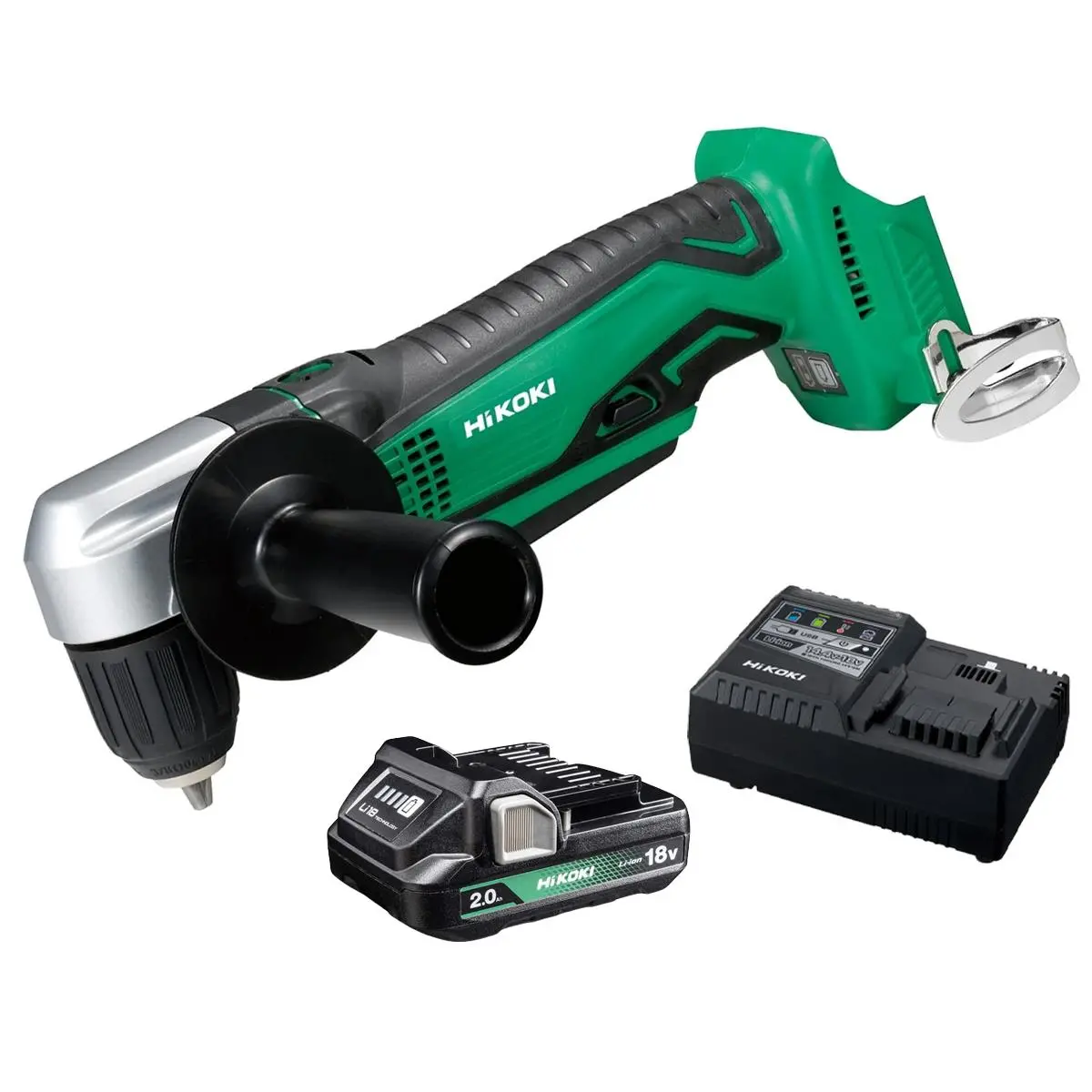 Hikoki Dn18dsll4z 18V Compact Angle Drill Driver With 1 X 2.0Ah Battery & Charger 1