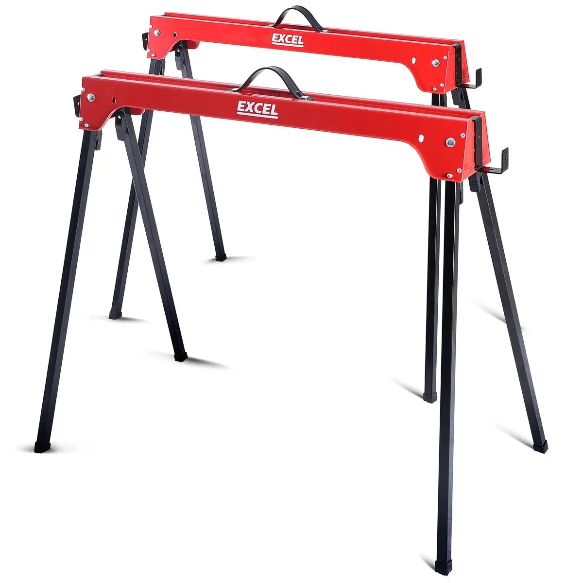 Excel Steel Sawhorse Heavy Duty Twin Pack 500Kg Capacity 1
