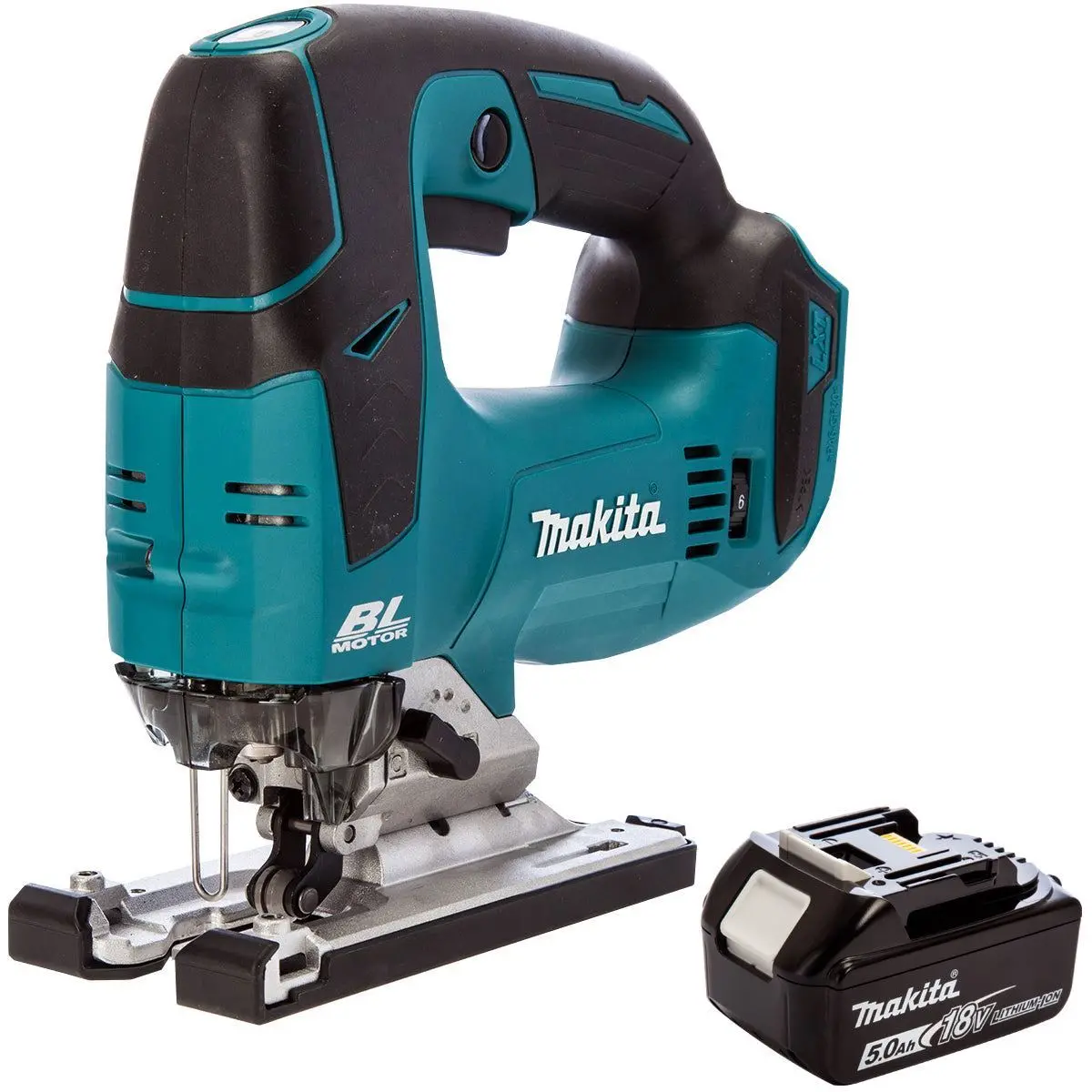 Makita Djv182z 18V Lxt Brushless Jigsaw With 1 X 5.0Ah Battery 1