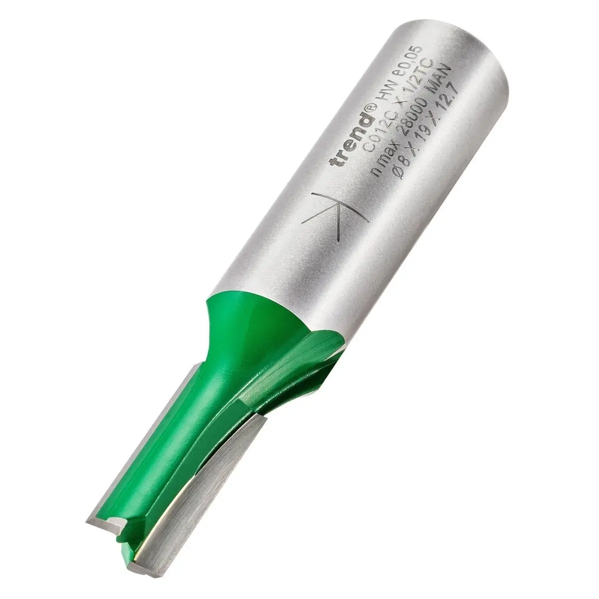 Trend C012cx1/2Tc Two Flute Cutter 8Mm Diameter 1