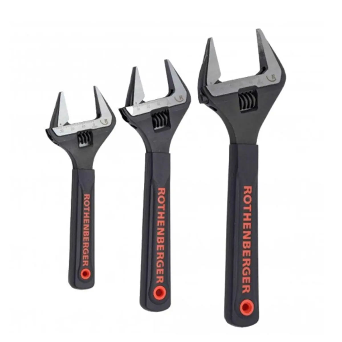 Rothenberger Adjustable Wide Jaw Wrench Set 18047 1