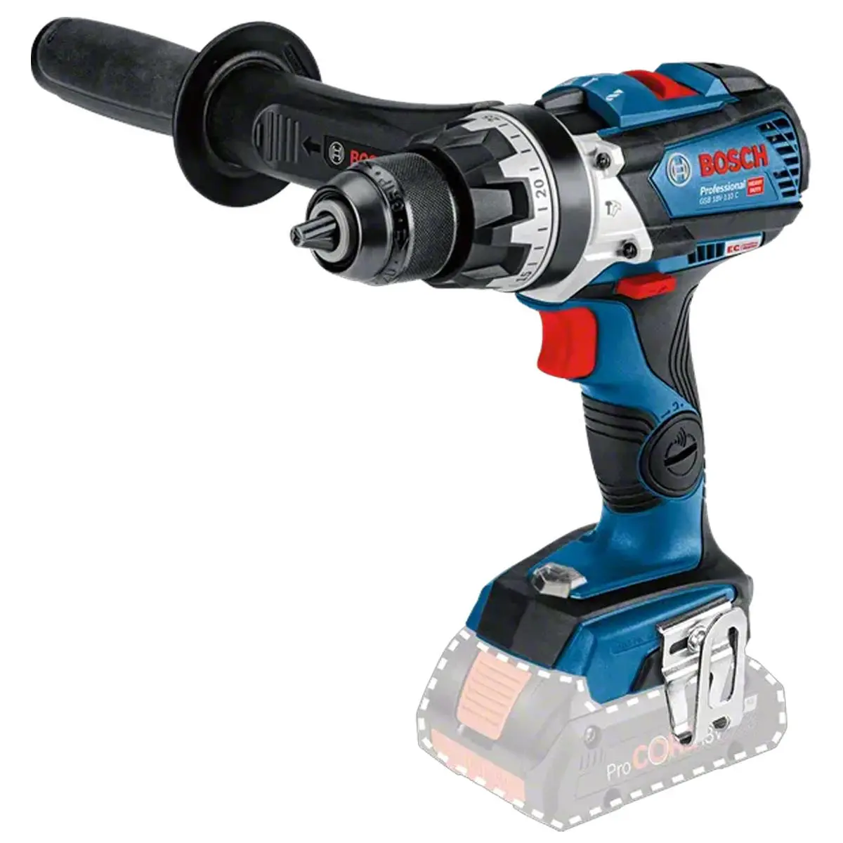 Bosch Gsb 18V-110 C 18V Brushless Combi Drill Body Only 06019G0309 1