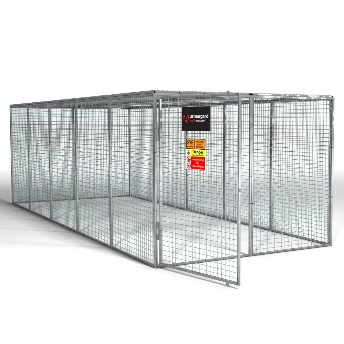 Armorgard Ggc15 Gorilla Gas Cage 2412Mm X 6066Mm X 1831Mm Secure Storage Solution For Gas Cylinders 1