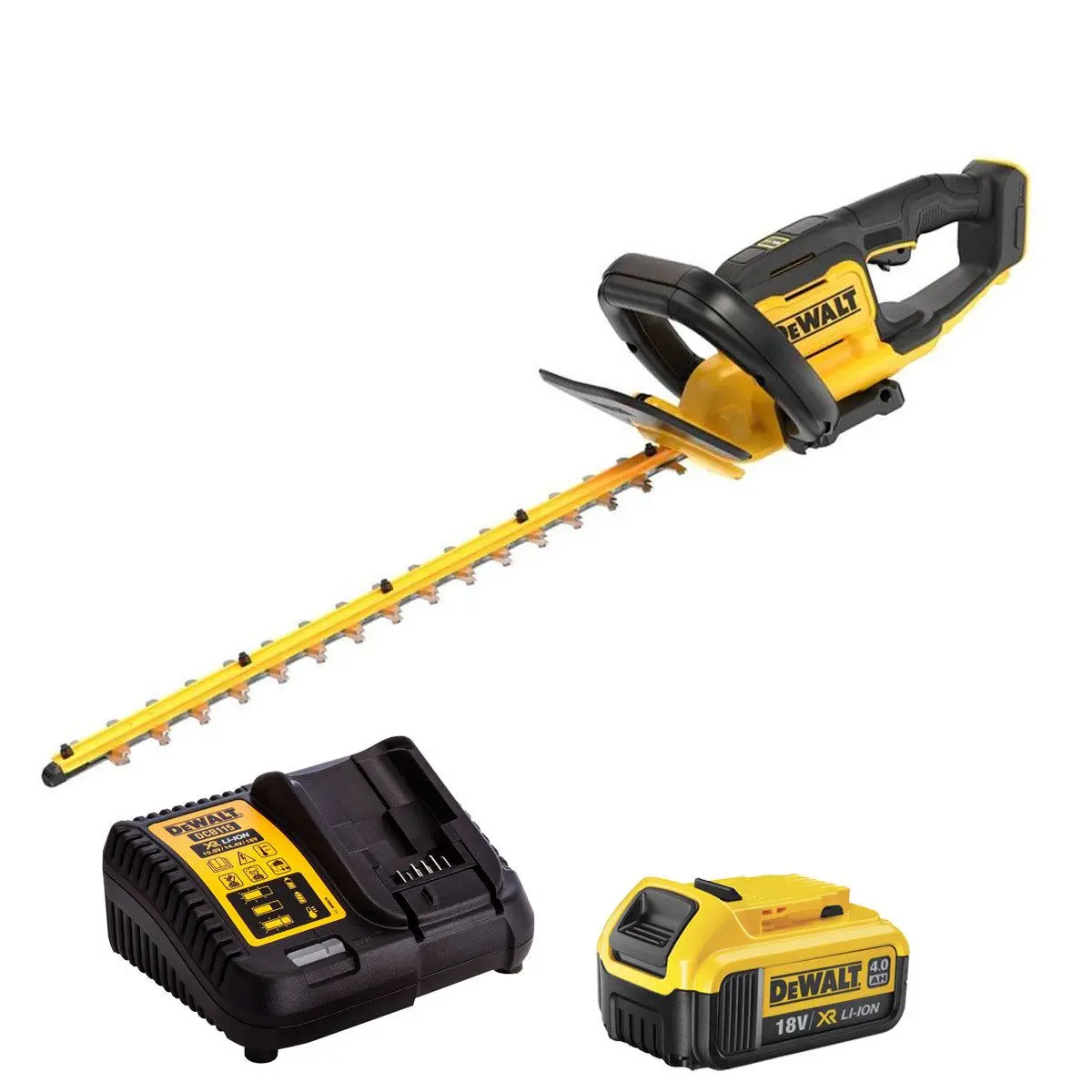 Dewalt Dcmht564n-Xj 18V Xr 55Cm Hedge Trimmer With 1 X 4.0Ah Battery & Charger 1