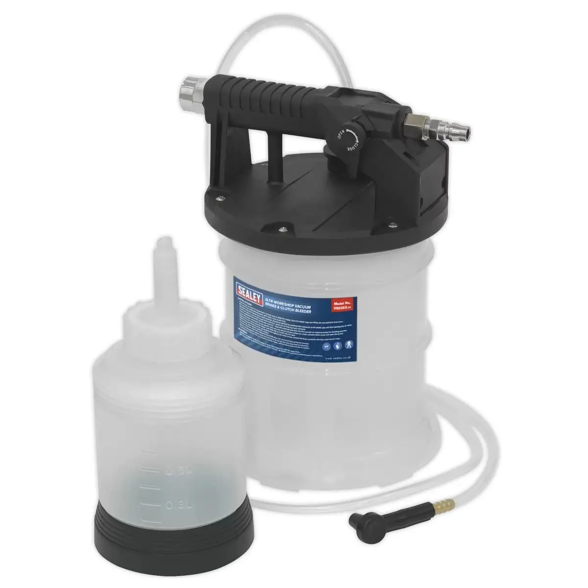 Sealey Vs0203 Workshop Vacuum Brake & Clutch Bleeder 2L 1