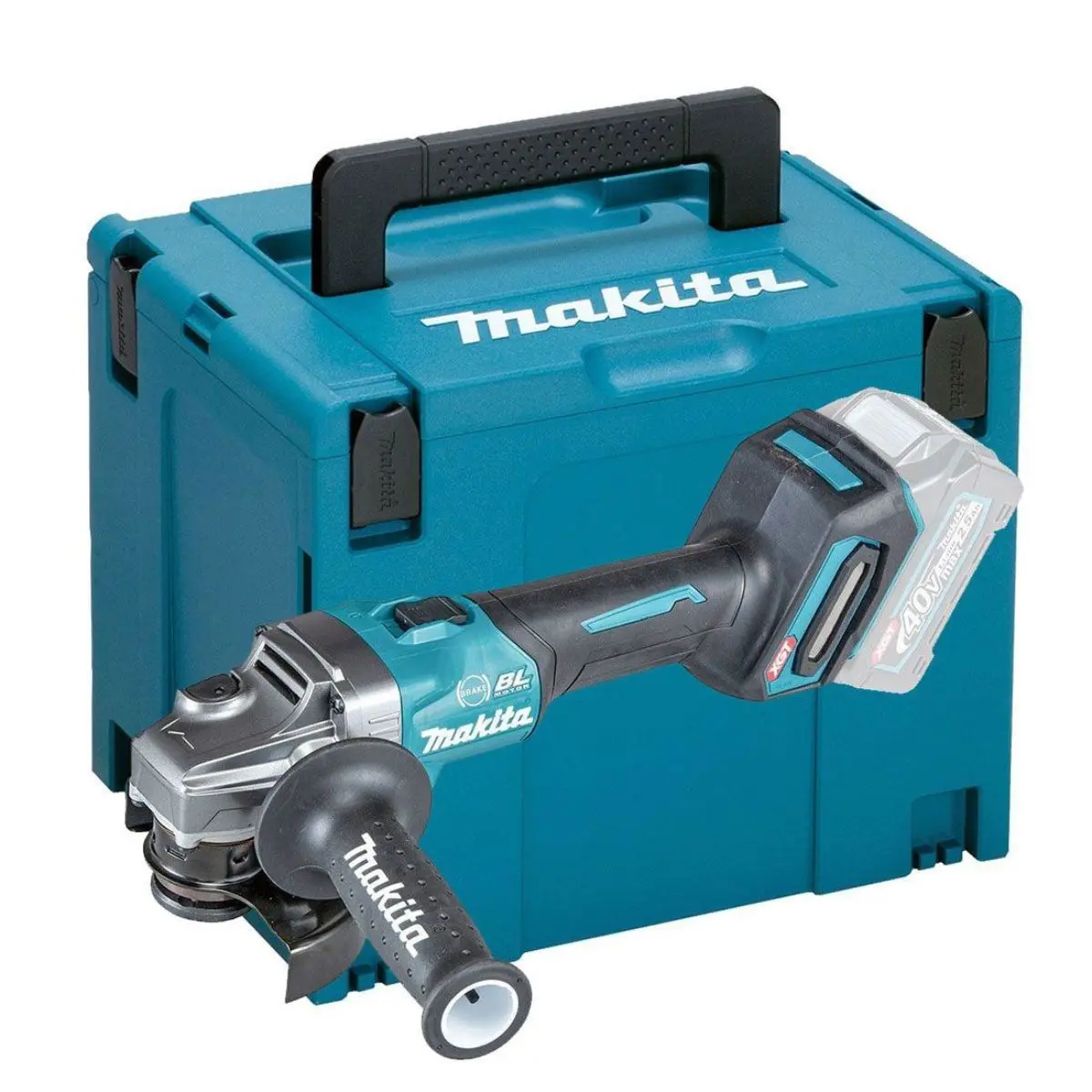 Makita Ga004gz01 40V Max Xgt 115Mm Brushless Angle Grinder Body Only With Carry Case 1