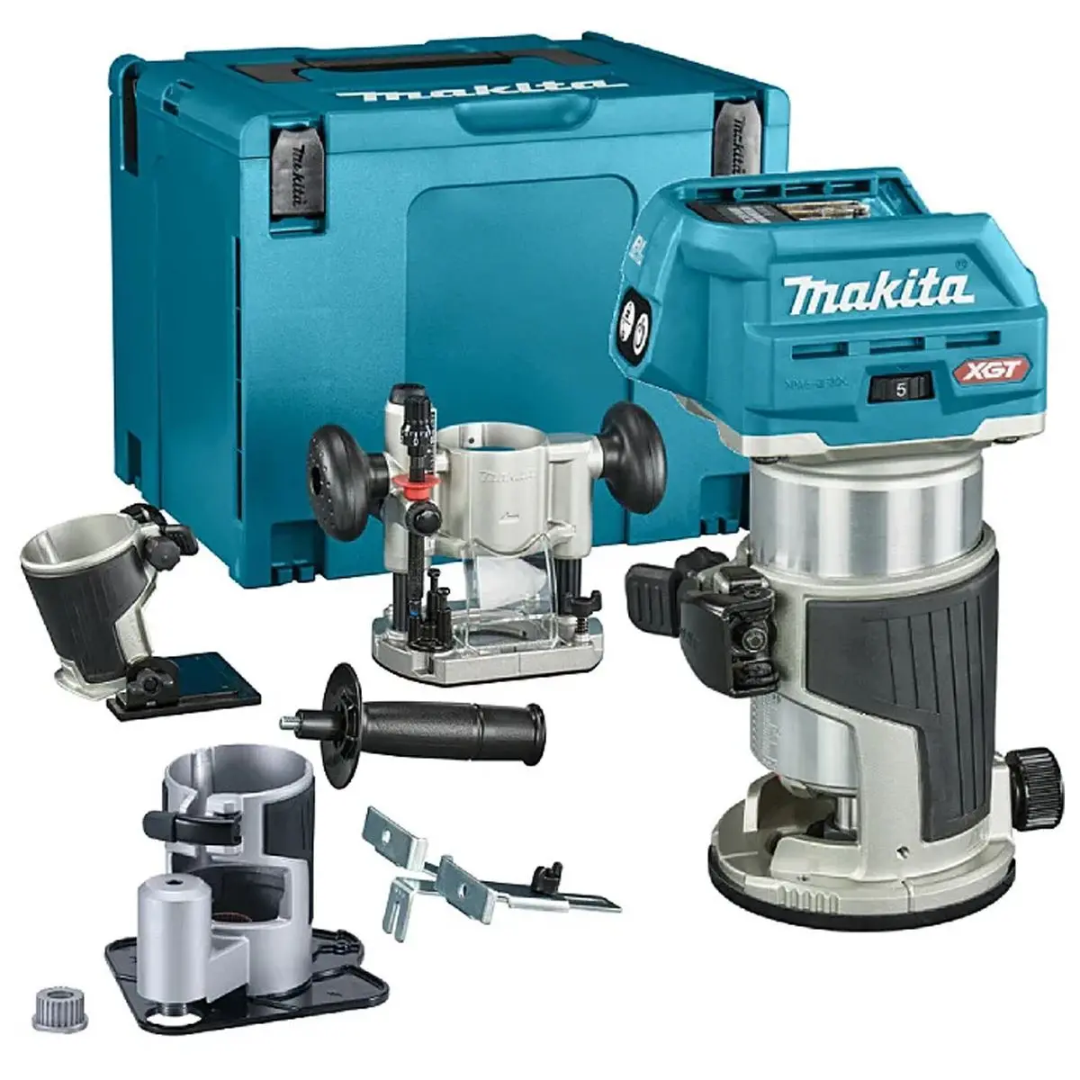 Makita Rt001gz16 40Vmax Xgt Brushless 1/4" Router Trimmer With Type 4 Case 1