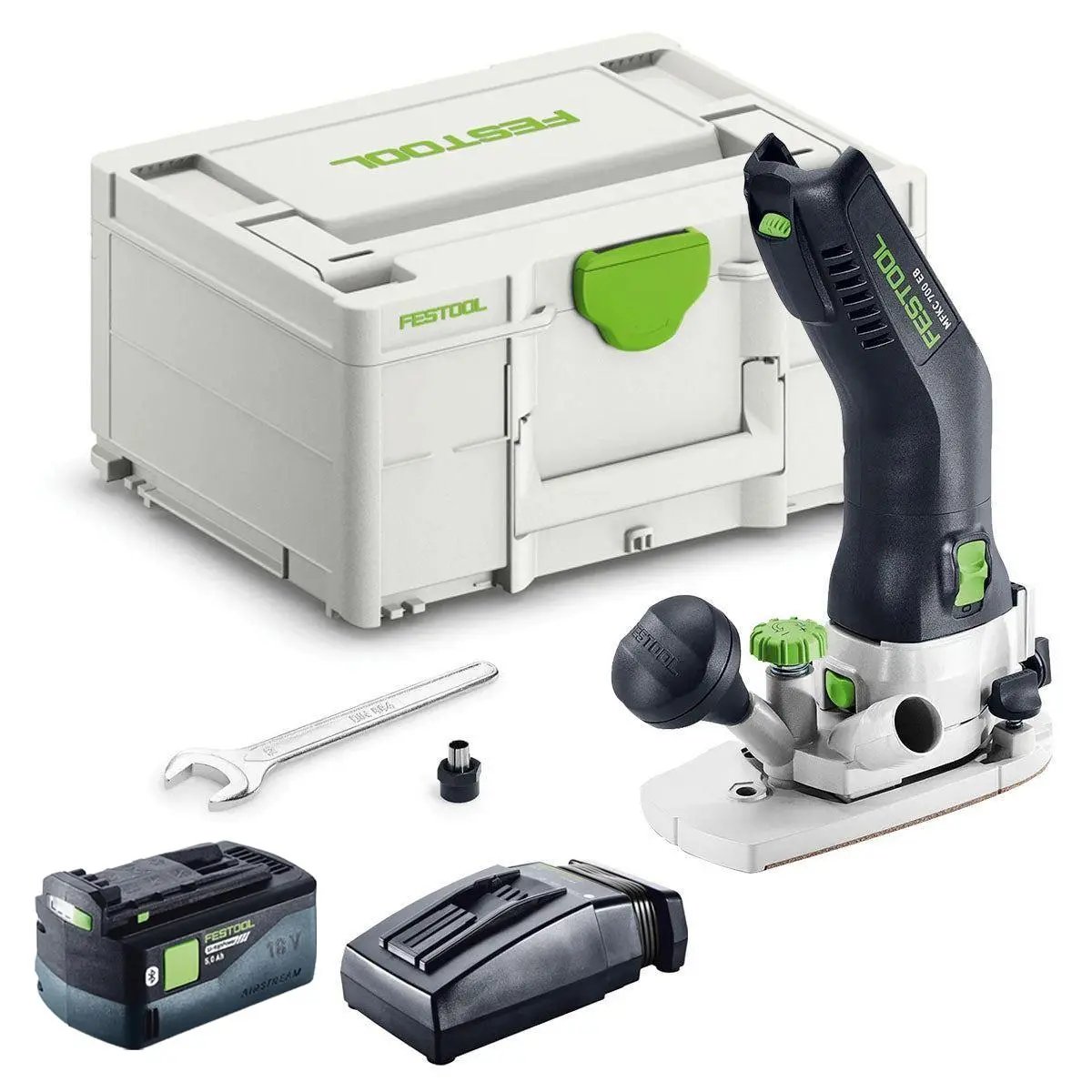 Festool Mfkc 700 Eb-Basic 18V Brushless Module Edge Router With 1 X 5.0Ah Battery Charger & Case 1